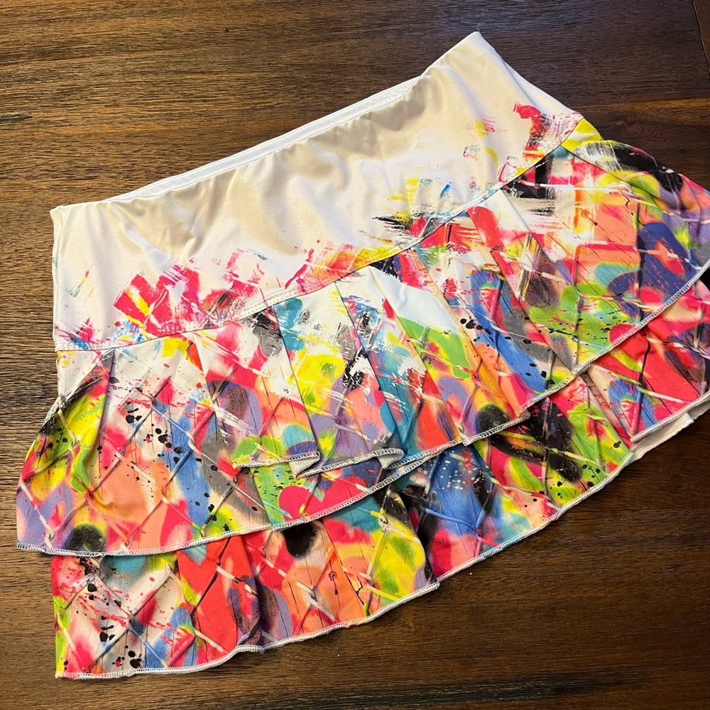 Lucky In Love Tennis Skirt Sz M
